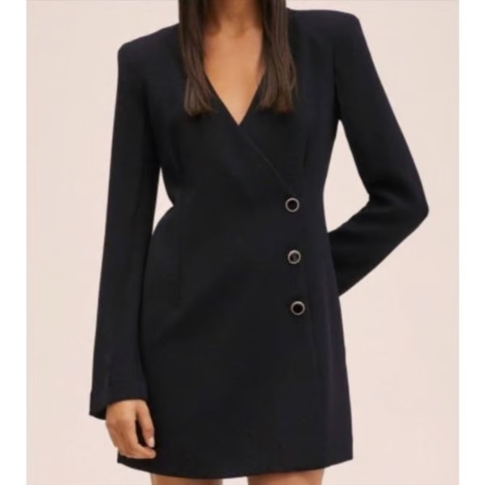 Jason Wu Elegant Black Blazer Dress